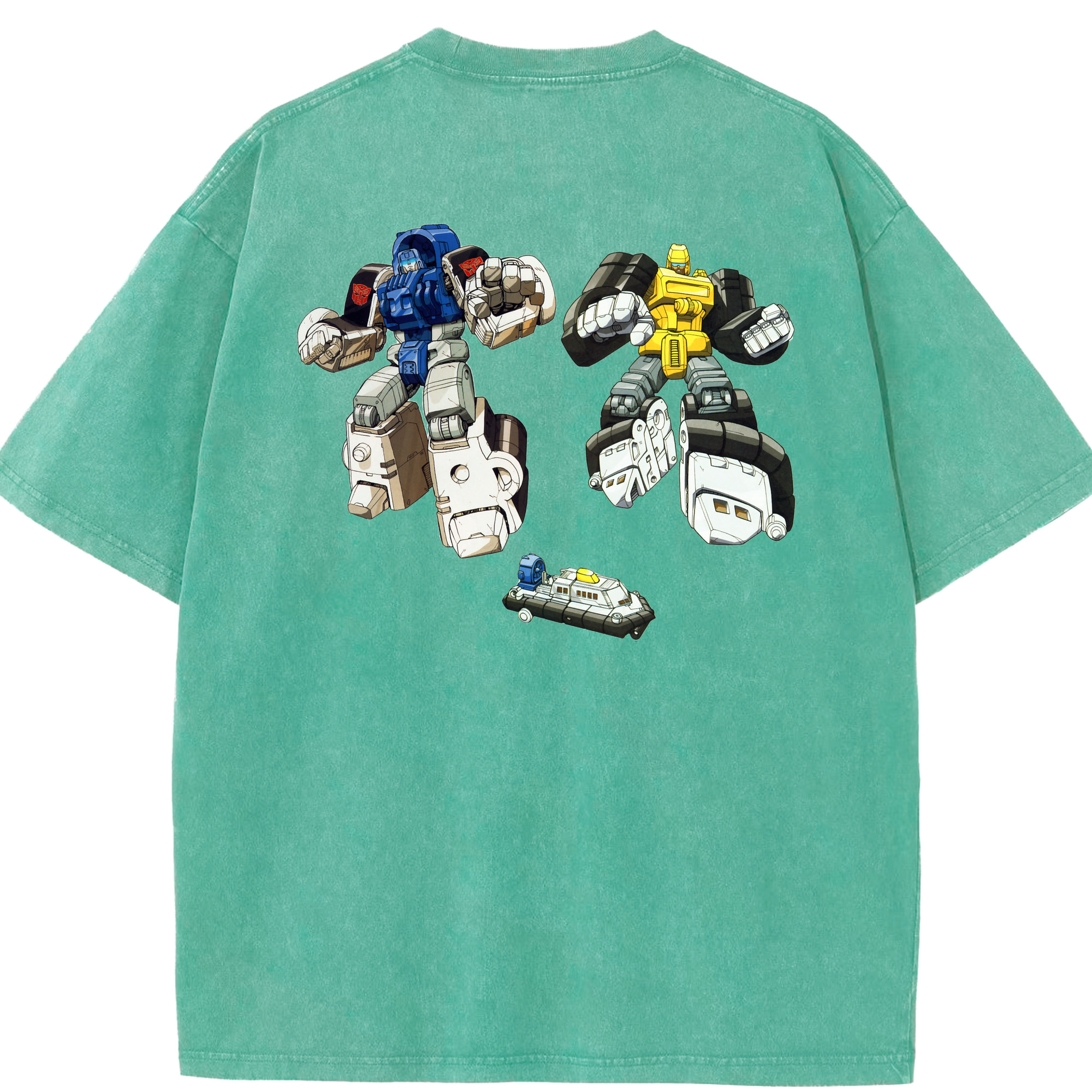 （画像用）  綿100% ヴィンテージ風 半袖Tシャツ（背面プリント）